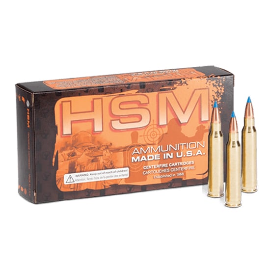 HSM Varmint BlitzKing .220 Swift 50 gr ammunition box