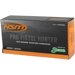 HSM Pro Pistol Hunter 44 Magnum 240 gr JHC ammunition 50 rd box