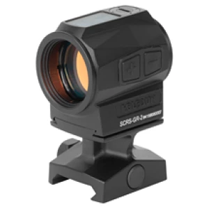 Holosun SCRS-GR 20mm tube rifle sight with 2 MOA green dot, black anodized