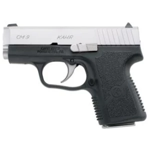 Kahr Arms CM9 9mm pistol 3-inch matte stainless slide black polymer frame