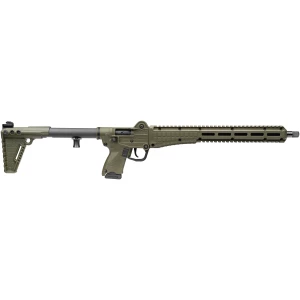 Kel-Tec SUB2000 Gen 3 9mm OD Green folding carbine side view