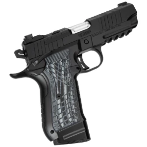 Kimber KDS9c Rail 9mm pistol 4.09 in. KimPro Black with G10 grips