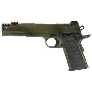Kimber Rampart 1911 .45 ACP 5-inch OD Green Cerakote pistol with Black LOK G10 grips