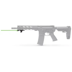 Viridian HS1 Picatinny hand stop with integrated red laser, black