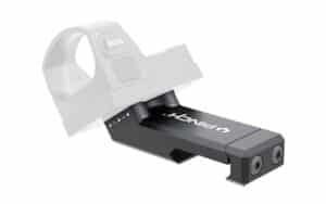 Viridian PINCH 35-degree adjustable offset mount with Shield RMSc adapter, black
