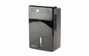 Lockdown Compact Automatic Dehumidifier black unit for safes with digital control and hose connection