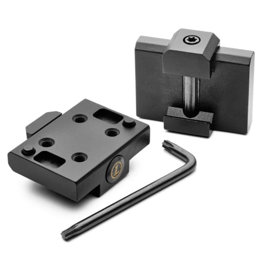 Leupold DeltaPoint Pro cross-slot mount adapter, black, for 1913 Picatinny rails