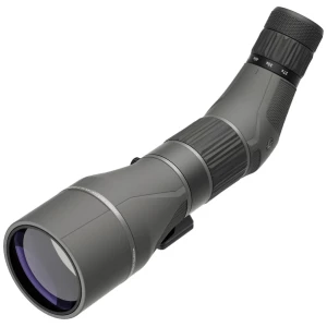 Leupold SX-5 Santiam HD 27-55x 80mm angled spotting scope in shadow gray