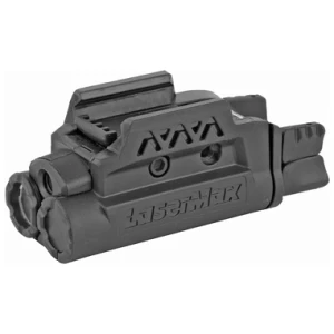 LaserMax Spartan rail-mounted green laser and 120-lumen white LED light, black finish
