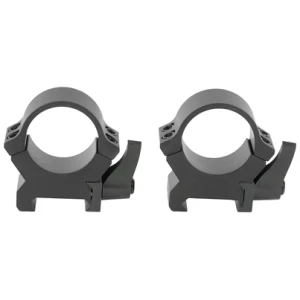 Leupold QRW2 1 inch medium quick-release Weaver-style scope rings in matte black