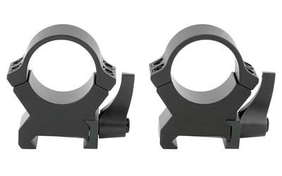 Leupold QRW2 1-inch high quick-release scope rings, matte black, steel