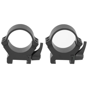 Leupold QRW2 30mm medium matte quick-release scope rings in black steel