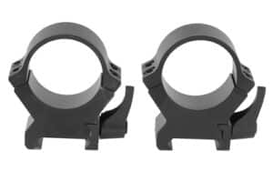Leupold QRW2 30mm high matte quick-release scope rings in steel