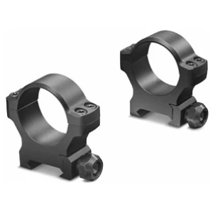 Leupold BackCountry Cross-Slot 30mm High Matte Black scope rings, 2-piece