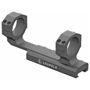 Leupold Mark AR Integral Mount System 30mm Matte Black mounted on Picatinny rail