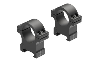 Leupold Open Range Cross-Slot 1 inch High Matte Black scope rings