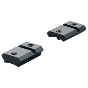 Leupold QRW 2-piece matte black cross-slot scope base for Remington 700