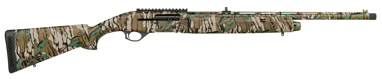 Mossberg SA-20 Turkey 20 gauge 22-inch Mossy Oak Greenleaf shotgun with vent rib and fiber-optic ghost ring