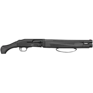 Mossberg 990 AfterShock 12 Gauge semi-auto shotgun, matte blued finish, black synthetic AfterShock grip