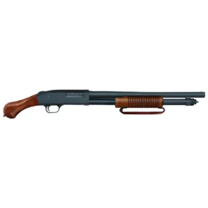 Mossberg 590 Night Stick 12 Gauge 18.5in pump shotgun black finish with walnut pistol grip