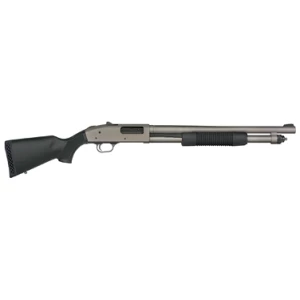 Mossberg 590A1 Pro 12 Gauge 18.5in Tungsten Gray Cerakote black synthetic stock