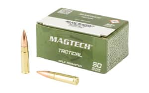 Box of Magtech First Defense .300 AAC Blackout 123 gr FMJ ammunition, 50 rounds