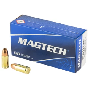 Magtech 9mm Luger 115gr JHP ammunition 50-round box with brass cases