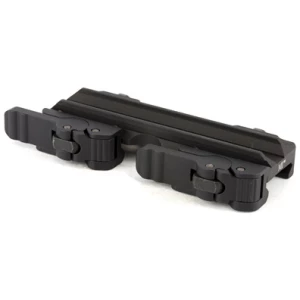 Midwest Industries Trijicon ACOG 2 two-lever QD optic mount in black, 6061 aluminum