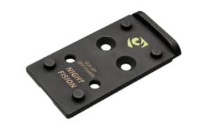 Night Fision optic mounting plate DeltaPoint Pro to Glock MOS, black nitride