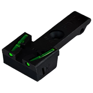 HIVIZ ADJ REAR SIGHT RUG RVLVR GR/RD