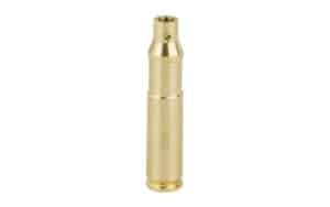 NCSTAR 223 red laser cartridge bore sighter for .223 Rem/5.56 NATO, brass finish