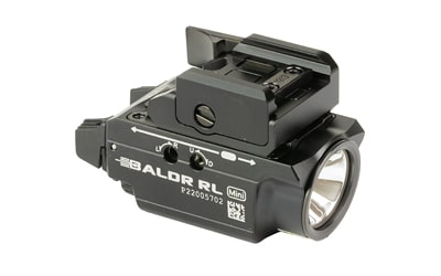 Olight Baldr RL Mini weapon light with red laser, 600 lumens, black
