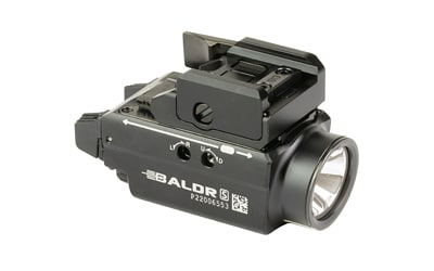 Olight Baldr S rail-mount light with green laser, black finish