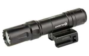 Olight ODIN rechargeable weapon light 2000 lumens black mounted view