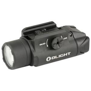 Olight PL-3R Valkyrie 1,500-lumen rail-mount weapon light in black