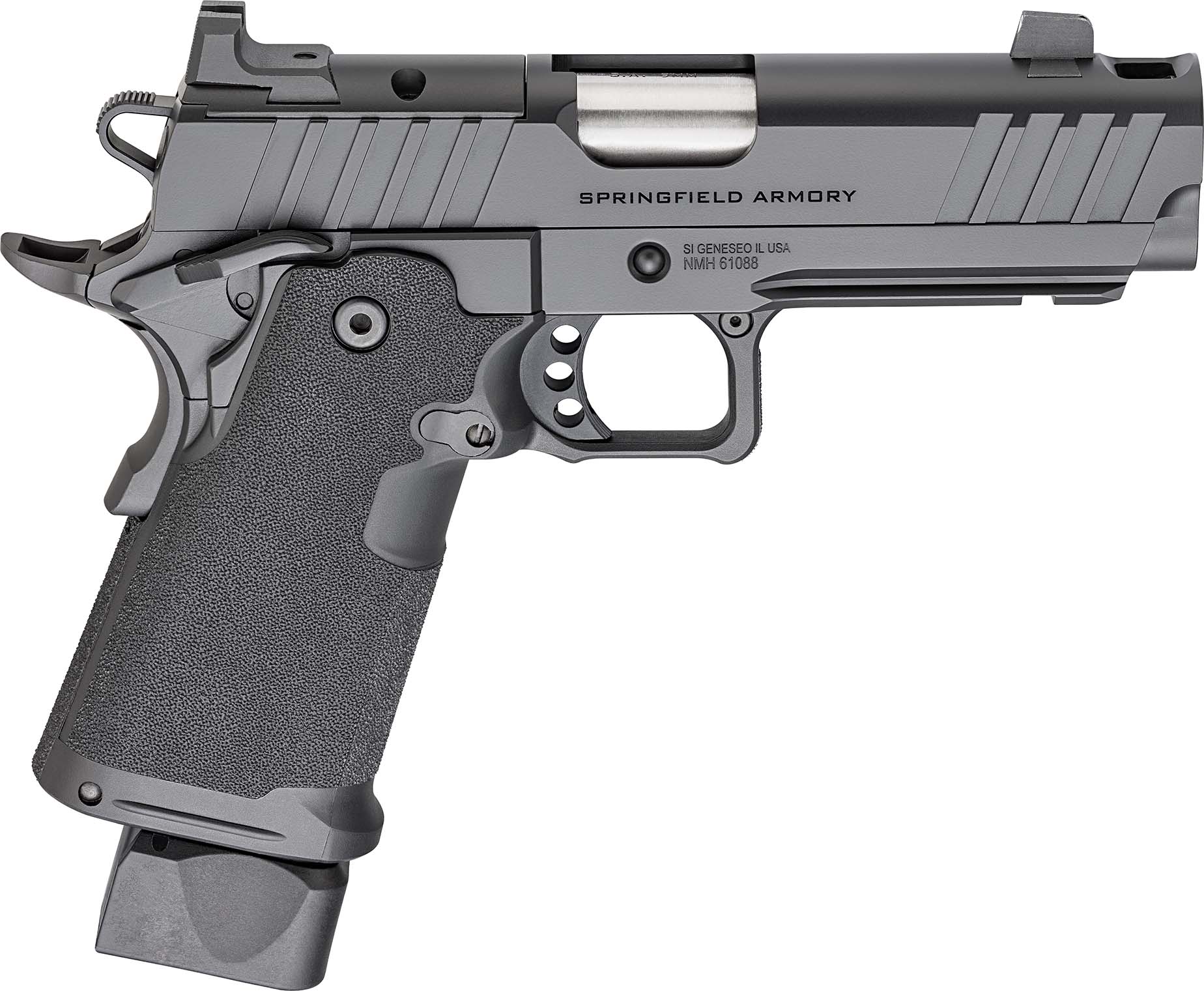 Springfield Armory 1911 DS Prodigy Comp 9mm 4.25-inch AOS black Cerakote with polymer grip