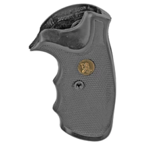 Pachmayr Gripper black rubber pistol grip for S&W J-frame square butt