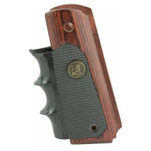 Pachmayr American Legend finger-groove pistol grips for Colt 1911, checkered panels