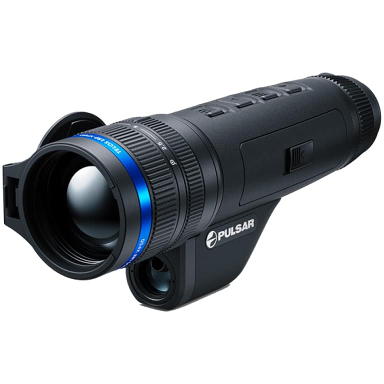 Pulsar Telos XP50 thermal monocular in black rubber armor