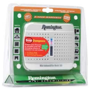 Remington Model 365 Mini Dehumidifier rechargeable white plastic safe dehumidifier