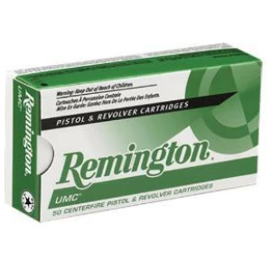 Remington UMC .38 Super +P 130 gr FMJ 50-count box