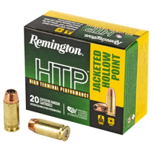 Remington HTP .40 S&W 180 gr JHP 20 round box ammunition