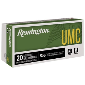 Remington UMC .450 Bushmaster 260 gr FMJ ammunition 20rd box