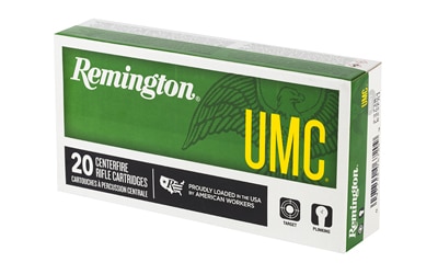 Box of Remington UMC .308 Win 150 gr FMJ ammunition, 20 rounds