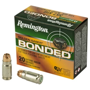 Remington Golden Saber Bonded .357 Sig 125 gr BJHP 20-count box
