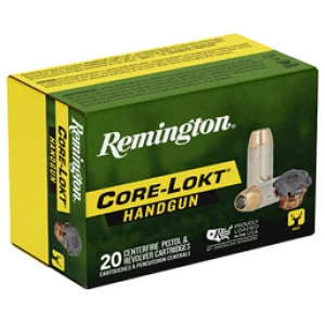 Remington Core-Lokt .357 Magnum 180gr Jacketed Hollow Point 20rd box