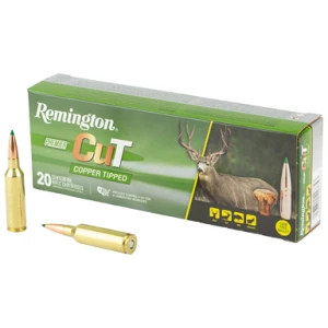 Remington Premier Cut 6.5 PRC 130gr copper-tipped rifle ammunition box, 20 rounds
