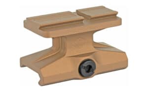 Reptilia DOT Mount for Aimpoint ACRO in Flat Dark Earth mounted on a Picatinny rail