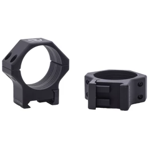 Riton Contessa 34mm light Picatinny scope rings in black with integral recoil stops