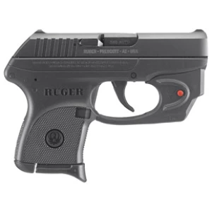 Ruger LCP .380 ACP 2.75 in blued with Viridian red laser